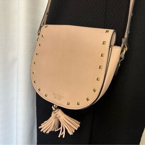 New Victoria's Secret VS Pink Blush Tassel Studded Crossbody Bag Shoulder Purse